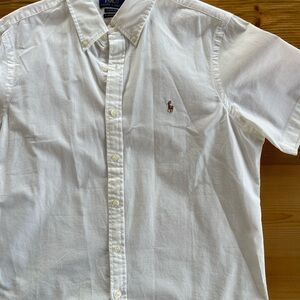 Polo by Ralph Lauren Classic White Button Down Shirt